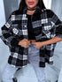 Plaid shirt "RAINY DAY" VMC58 - BLACK